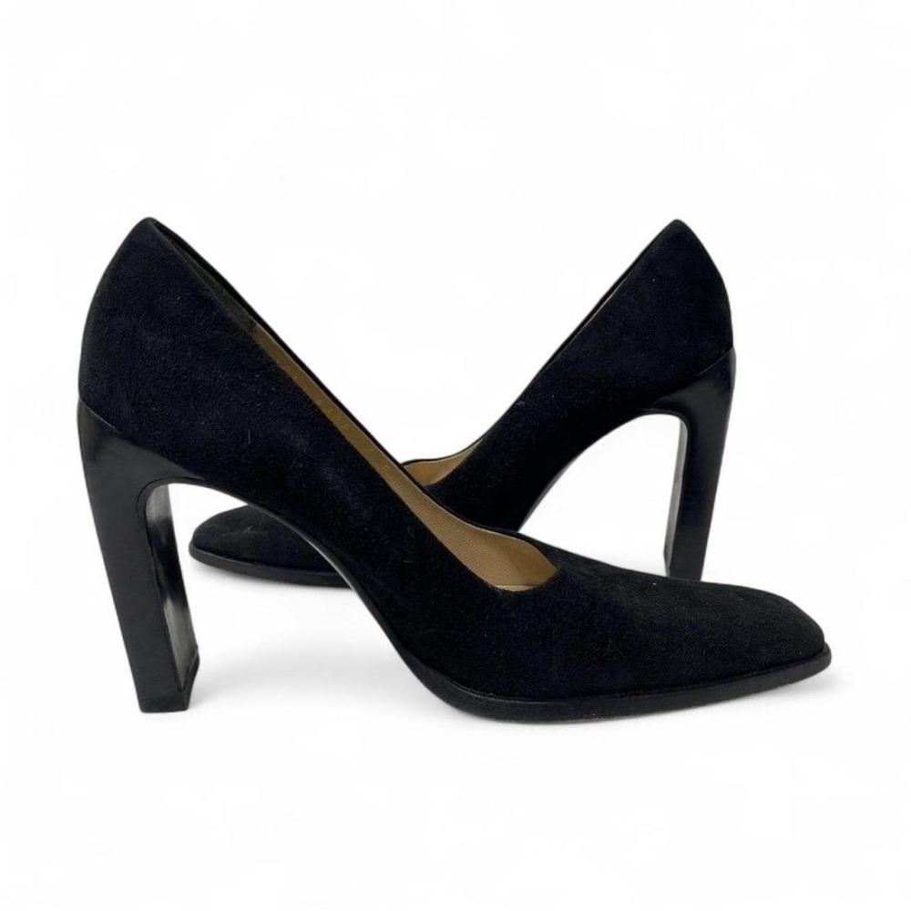 Gucci Black Suede Heels
